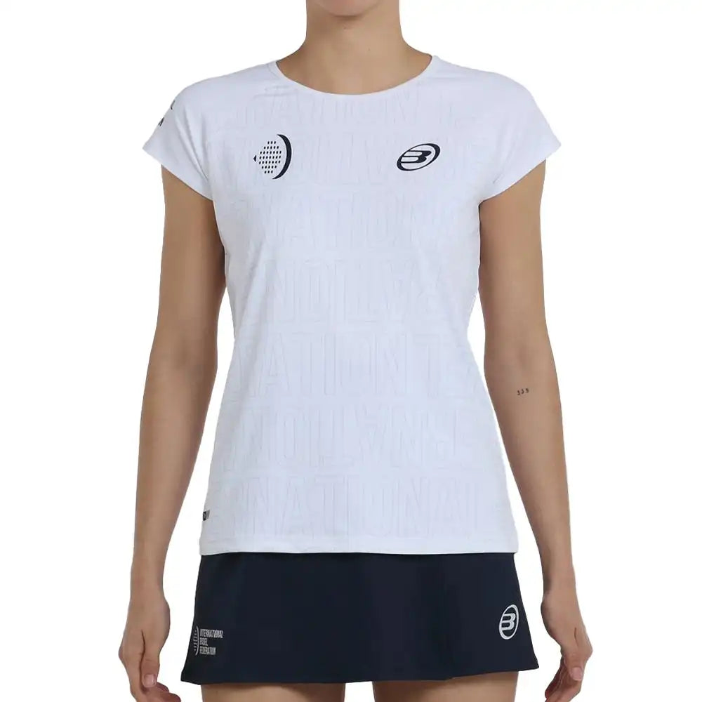 Camiseta Bullpadel Mujer Epata Blanca