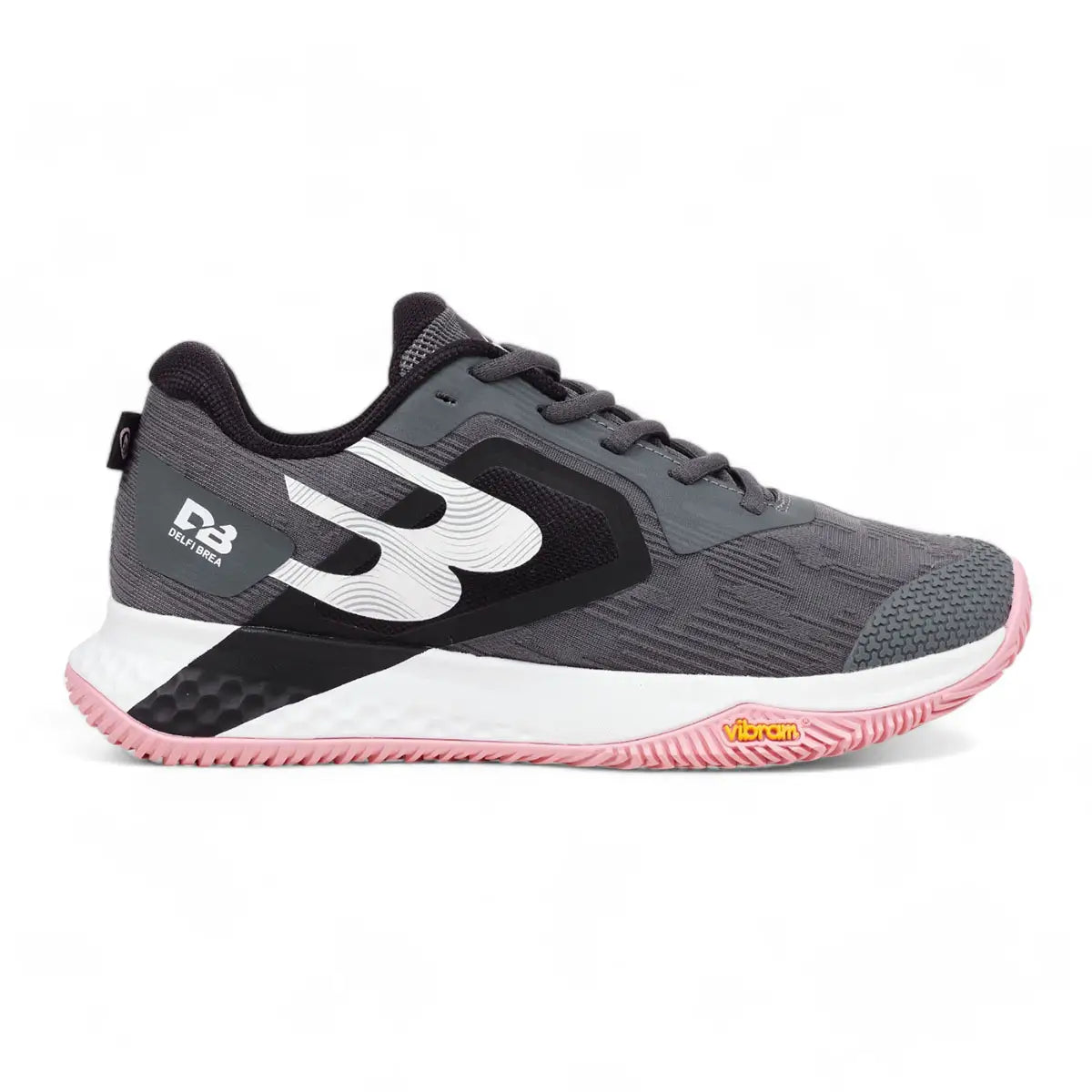 Zapato de Padel Bullpadel Mujer Vertex Vibram W 25V Gris Oscuro