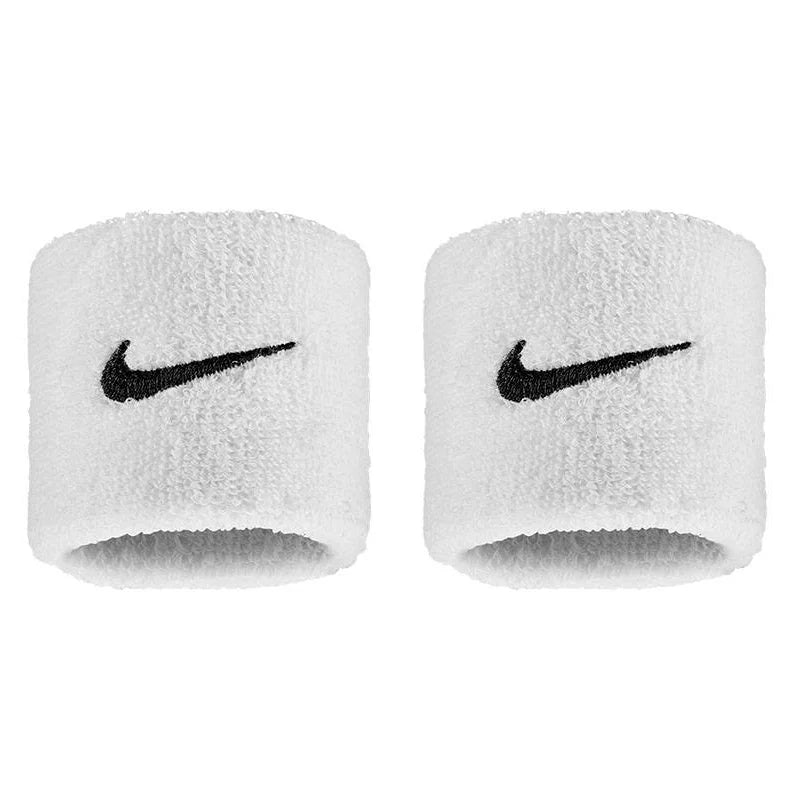 Muñequeras Nike Swoosh Classic Blanco/Negro