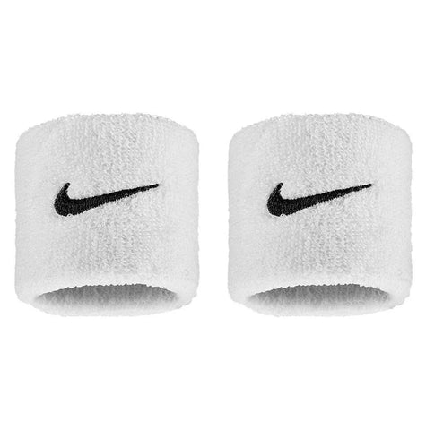 Muñequeras Nike Swoosh Classic Blanco/Negro