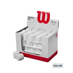 Caja x60 Overgrips Wilson Comfort Pro Blanco