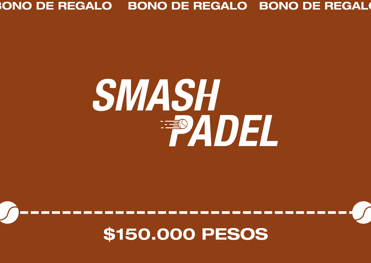 Bono de regalo en Smash Pádel