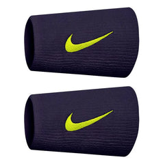 Muñequeras Nike Premier Tennis Double Wide Morado/Verde