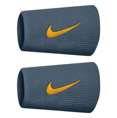 Muñequeras Nike Premier Tennis Double Wide Azul