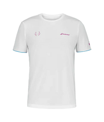 Camiseta Babolat Lebron Manga Corta Blanco