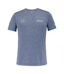 Camiseta Babolat Lebron Manga Corta Azul Oscuro