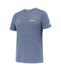 Camiseta Babolat Lebron Manga Corta Azul Oscuro
