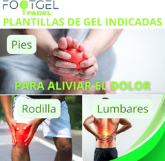 Pack 2x Plantillas FootGel Padel