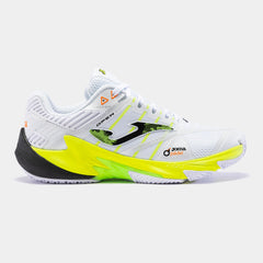 Zapato de Padel Joma Open 24(Blanco y amarillo)