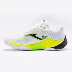 Zapato de Padel Joma Open 24(Blanco y amarillo)