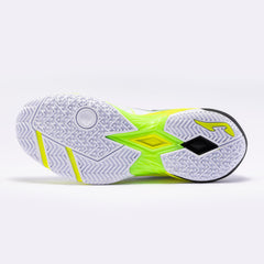 Zapato de Padel Joma Open 24(Blanco y amarillo)