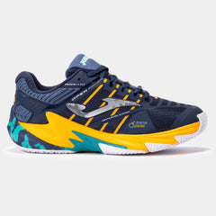 Zapato de Padel Joma Open 24 (Azul marino y amarillo)