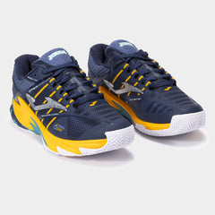 Zapato de Padel Joma Open 24 (Azul marino y amarillo)