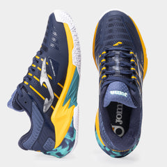Zapato de Padel Joma Open 24 (Azul marino y amarillo)