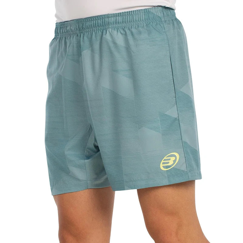 Pantaloneta Bullpadel Lleno Verde Azulado