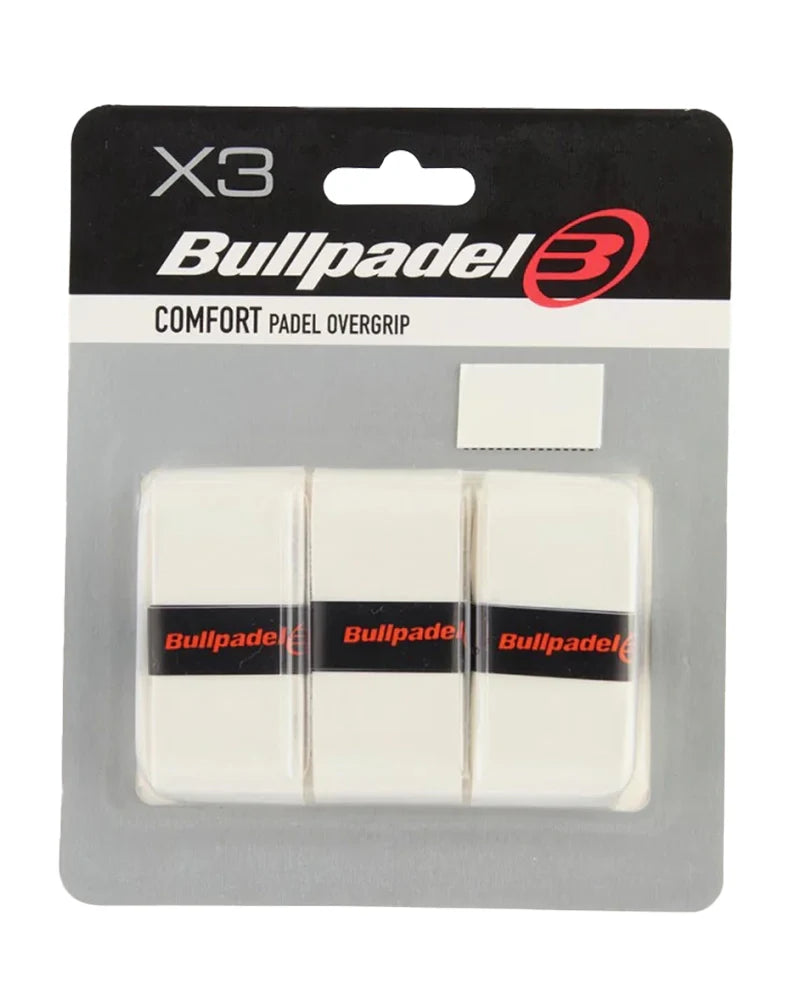 Overgrips Bullpadel Comfort Blanco 3 Unidades