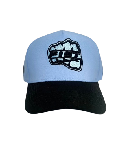 Gorra Fist - TR - Smash Padel Azul Claro logo Negro