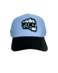 Gorra Fist - TR - Smash Padel Azul Claro logo Negro