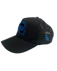 Gorra Fist - TR - Smash Padel Negra Logo Azul