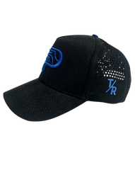 Gorra Smash Padel - TR - Fist Negra Logo Azul