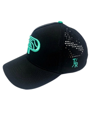 Gorra Smash Padel - TR - Fist Negra Logo Verde