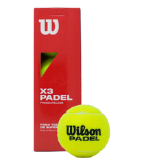 Pelotas de Padel Wilson Pressureless x3 Unidades