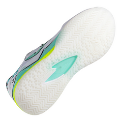 Zapato de Padel Joma Spin Blanco y Turquesa