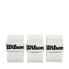 Overgrips Wilson Padel Pro Comfort Blanco Liso x3 Unidades