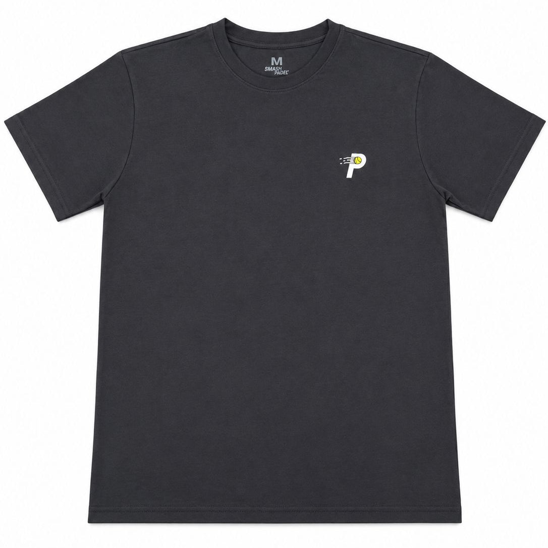 Camiseta Smash Padel Algodon Negra