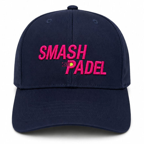Gorra Smash Padel Azul/Rosa