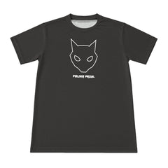 Camiseta Deportiva Felina Negra