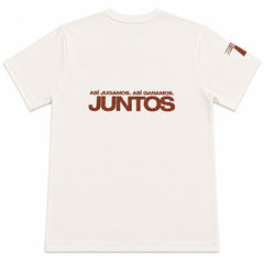Camiseta Smash Padel Algodon Beige