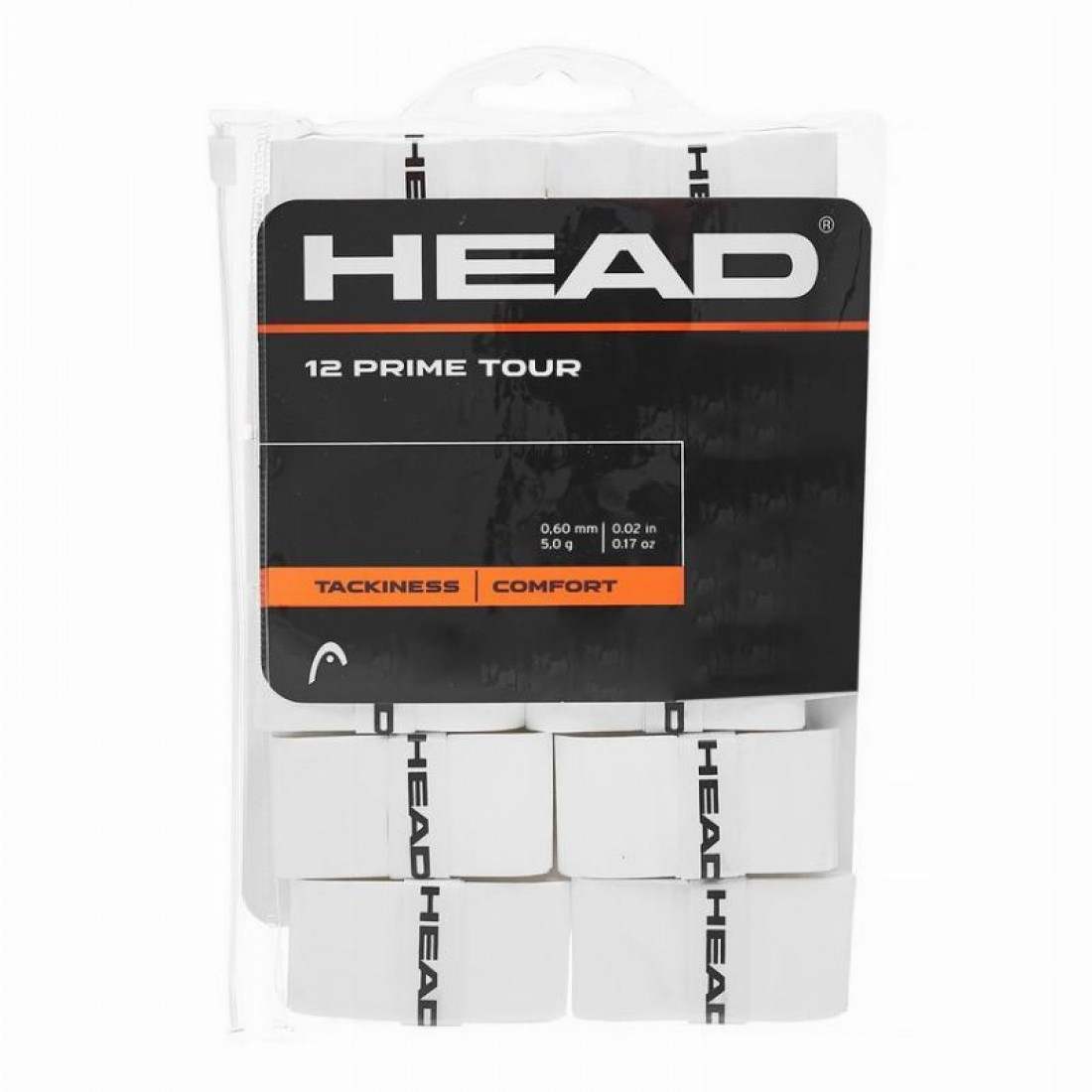 Overgrips Head Prime Tour Blanco x12 Unidades