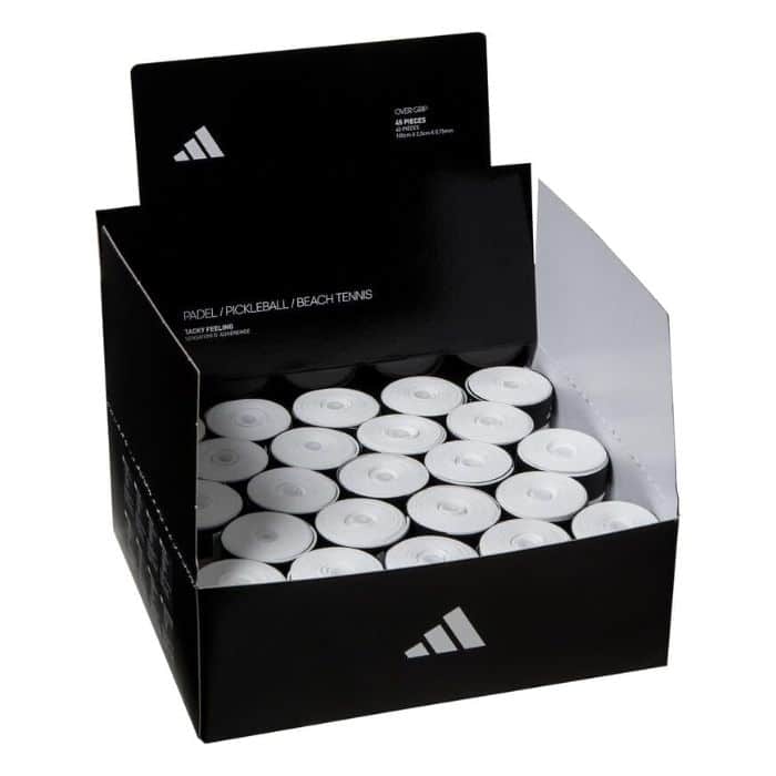 Caja Overgrips Adidas Perforado Blanco x45 Unidades