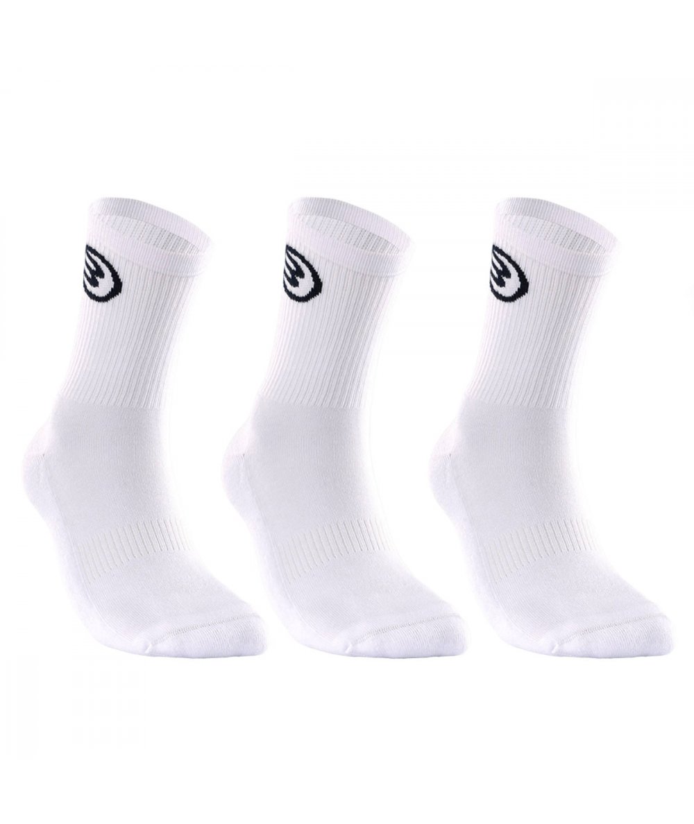 Medias Bullpadel BP252 x3 Pares Blanco