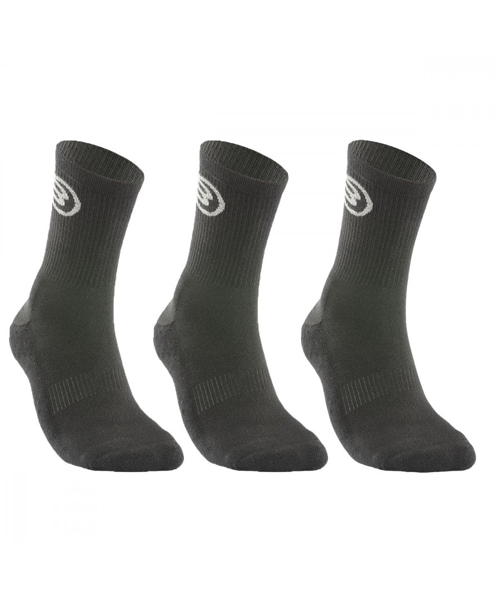 Medias Bullpadel BP252 x3 Pares Negras
