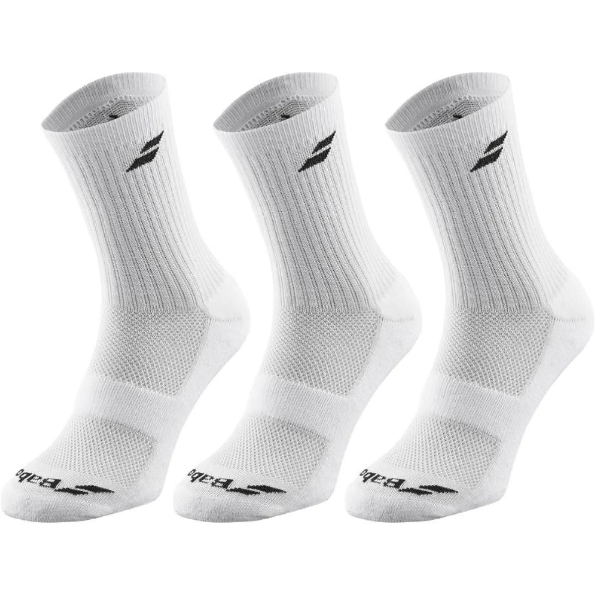 Medias Babolat Blancas x3 Pares