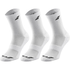 Medias Babolat Blancas x3 Pares