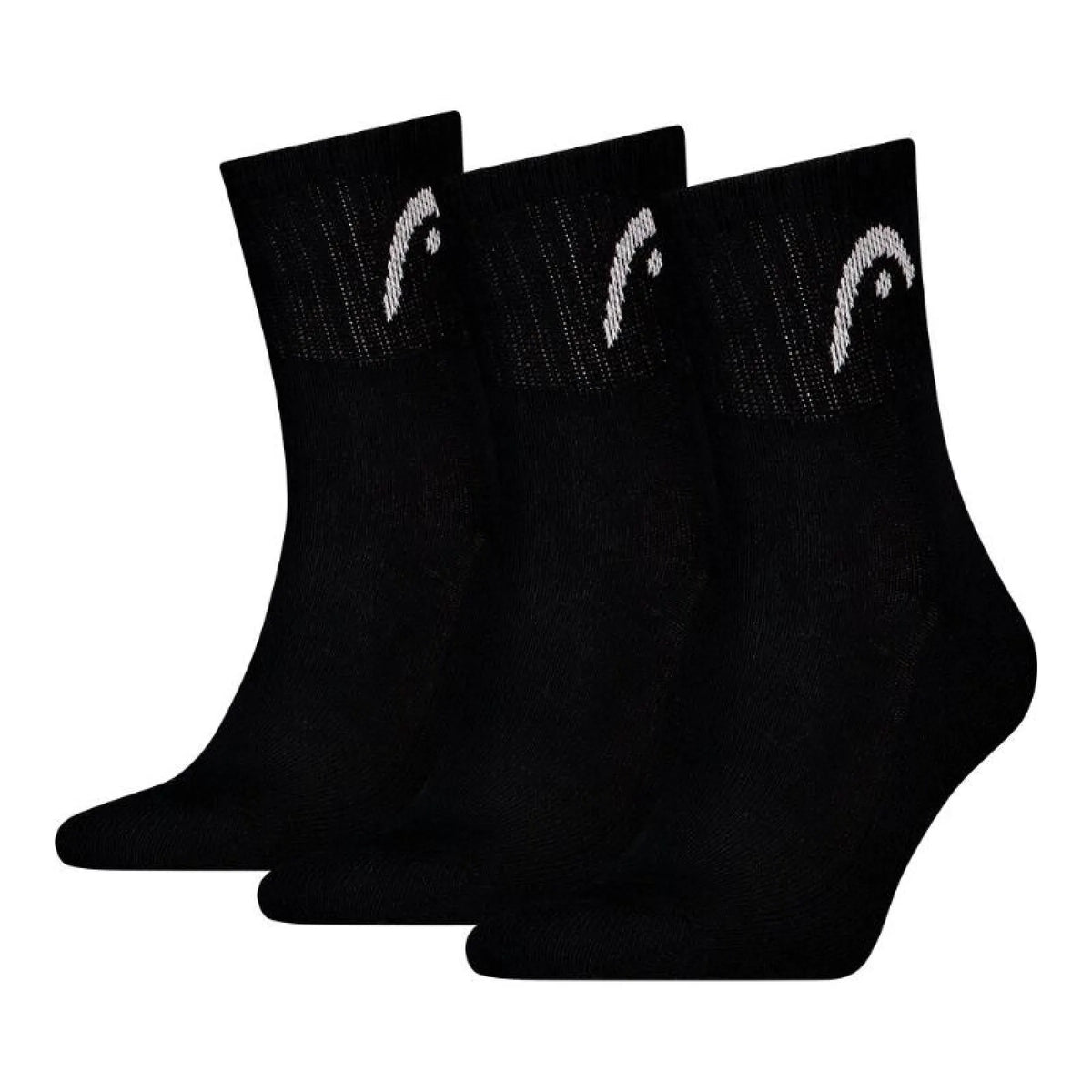 Medias Head All Sports Short Crew Negro x3 Pares