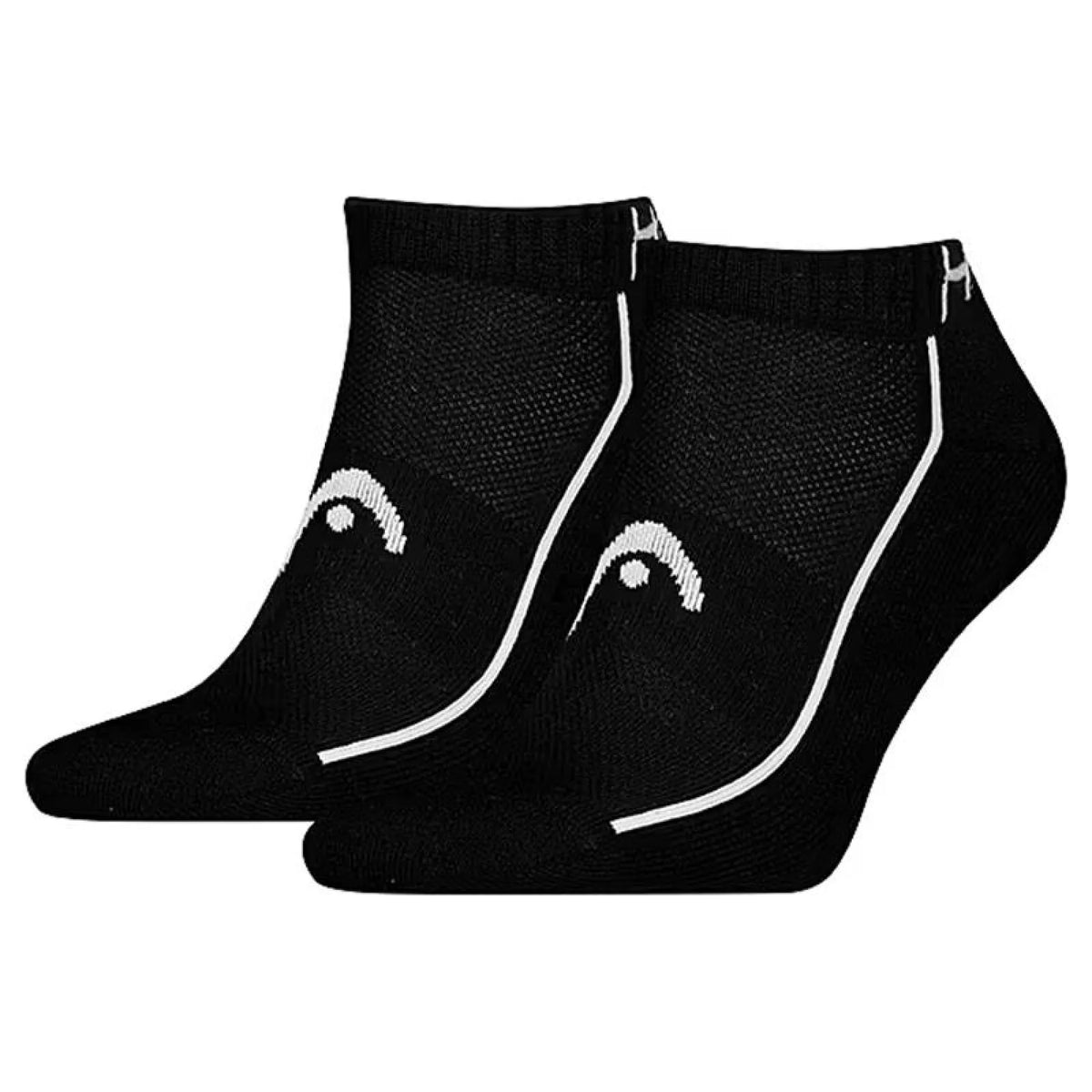Medias Head Performance Sneaker Negro Blanco x2 Pares