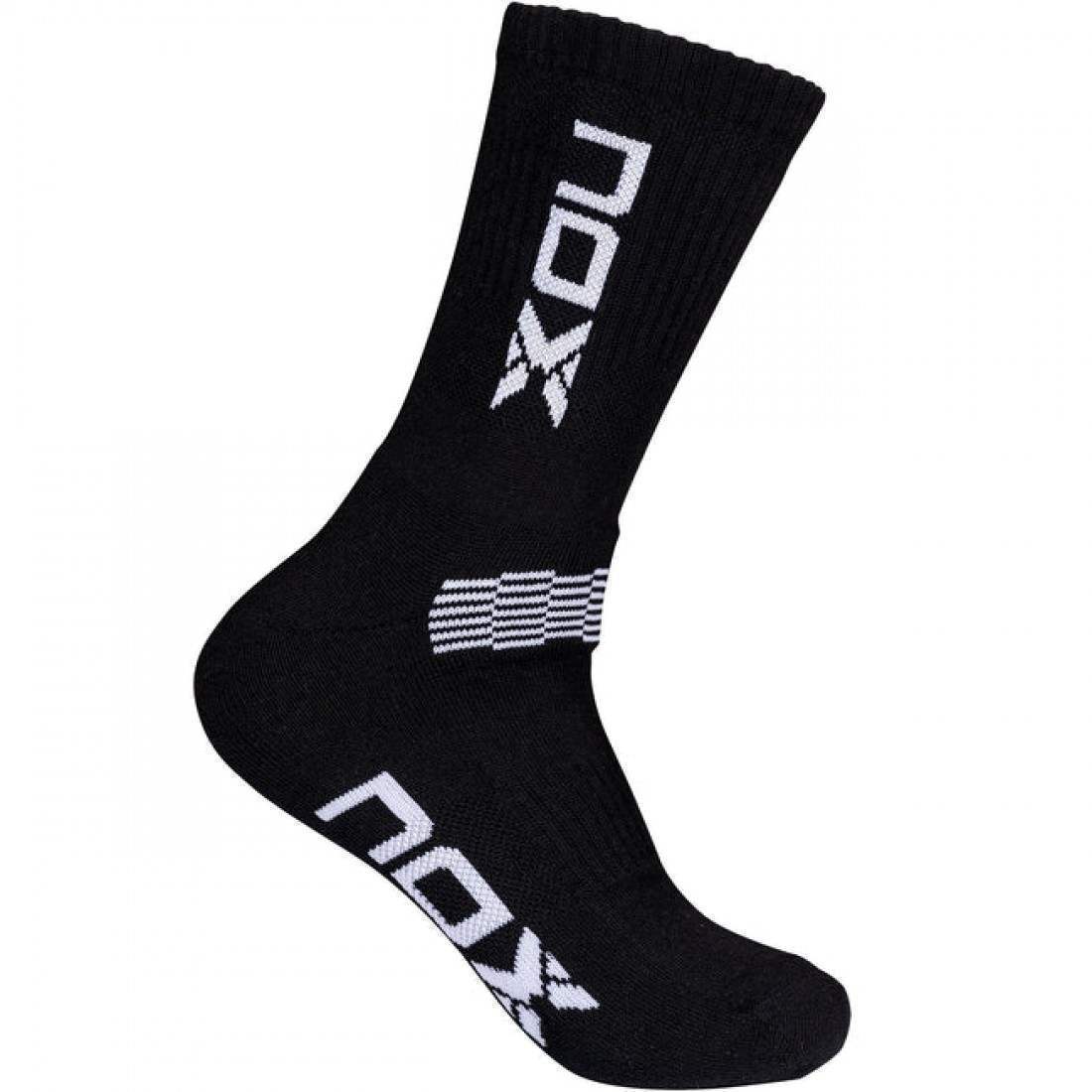 Medias Nox Pro Negro Blanco 1 Par | Nox
