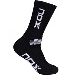 Medias Nox Pro Negro Blanco 1 Par | Nox