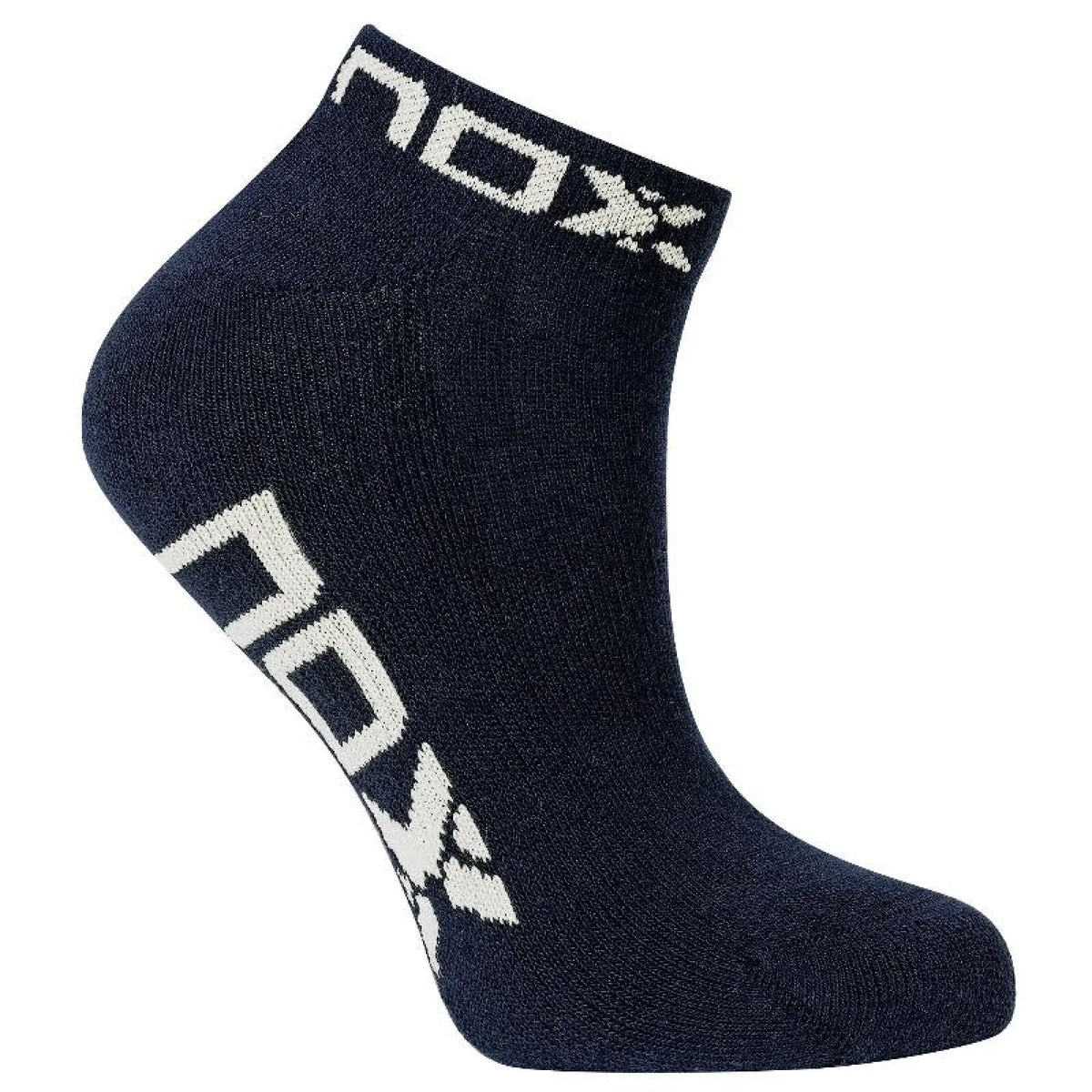 Medias Nox Tobilleras Blanco Marino x1 Par
