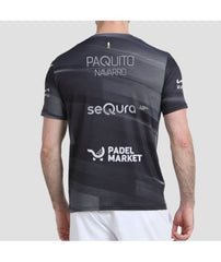 Camiseta Bullpadel Paquito Navarro Premier Padel Adula Negro