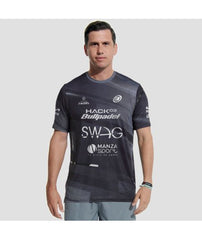 Camiseta Bullpadel Paquito Navarro Premier Padel Adula Negro