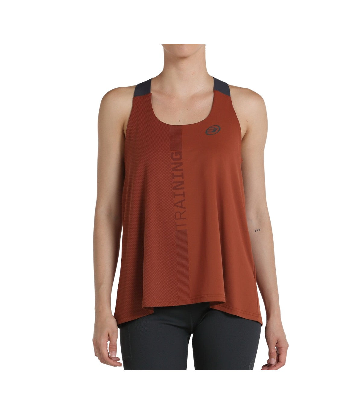 Camiseta Bullpadel Mujer Zuiza Avellana