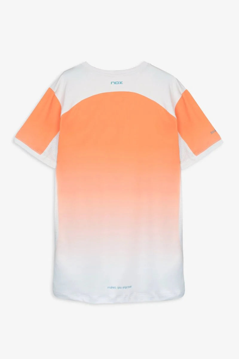 Camiseta Nox Pro Mock Naranja Degraded