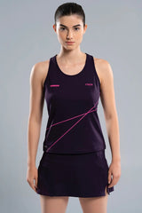 Camiseta Nox Pro Tirantes Blackberry Mujer