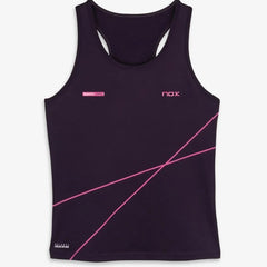 Camiseta Nox Pro Tirantes Blackberry Mujer