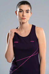 Camiseta Nox Pro Tirantes Blackberry Mujer